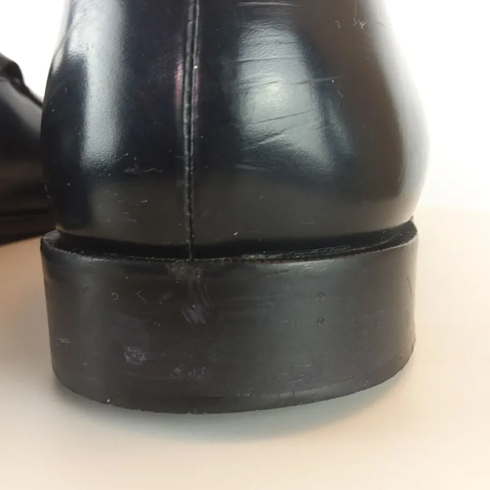 Bostonian classics black leather tassel loafers